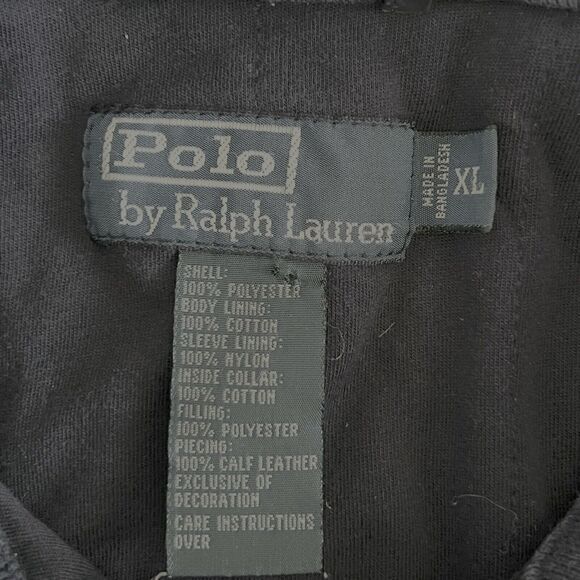 Polo Ralph Lauren Vintage Stow Hood Windbreaker Jacket Navy‎ Blue Mens XL - Picture 4 of 4